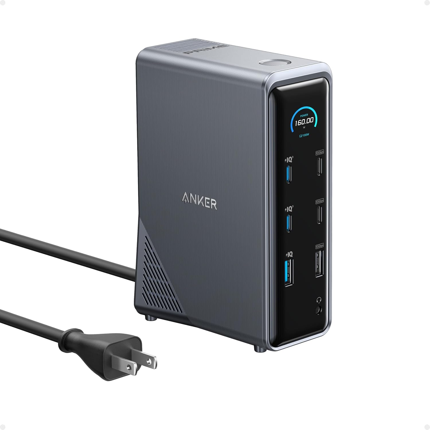 Anker Prime Charging Docking Station (14in1 Dual Display 160W) Anker Prime Charging Docking Station (14in1 Dual Display 160W)